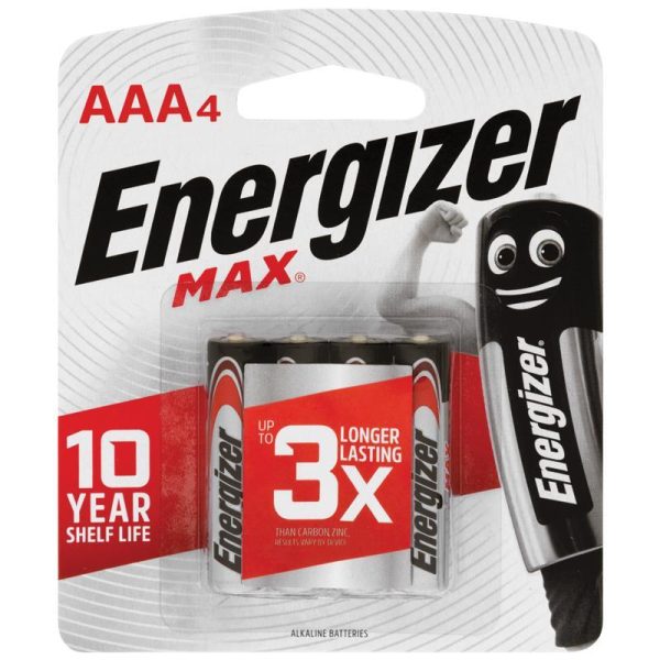 Energizer Max AAA Battery - 4 Pack
