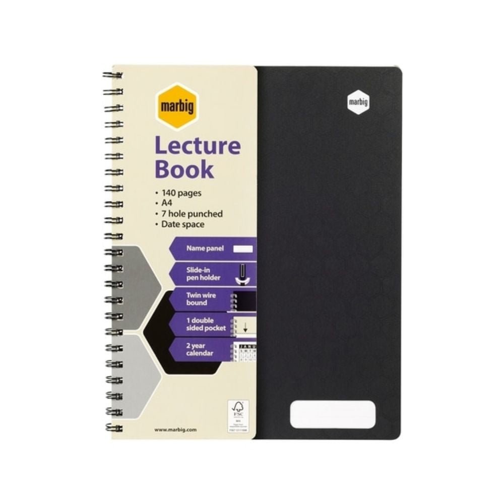Marbig Lecture Book A4 140 Pages