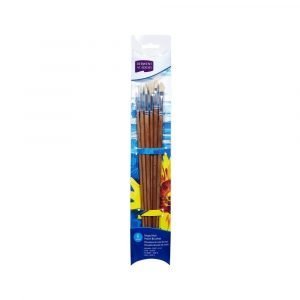 Derwent Academy Hog Hair Paintbrush Large - 6 Pack
