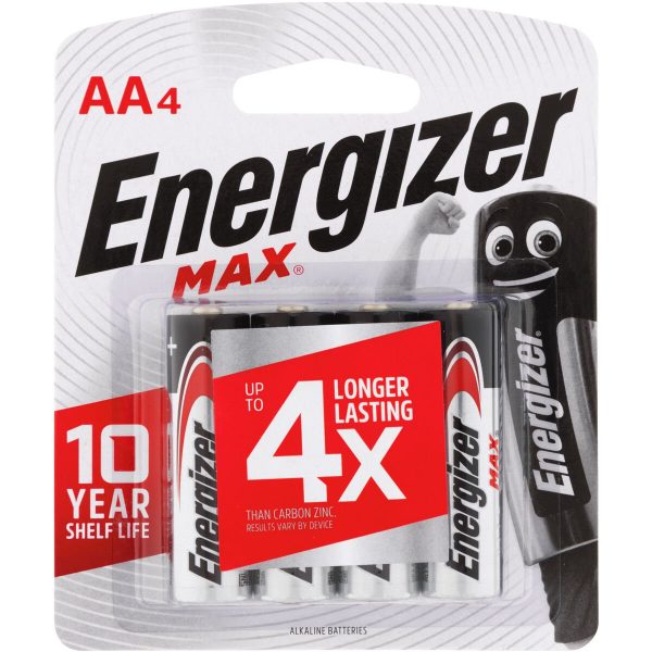 Energizer Max AA Battery - 4 Pack