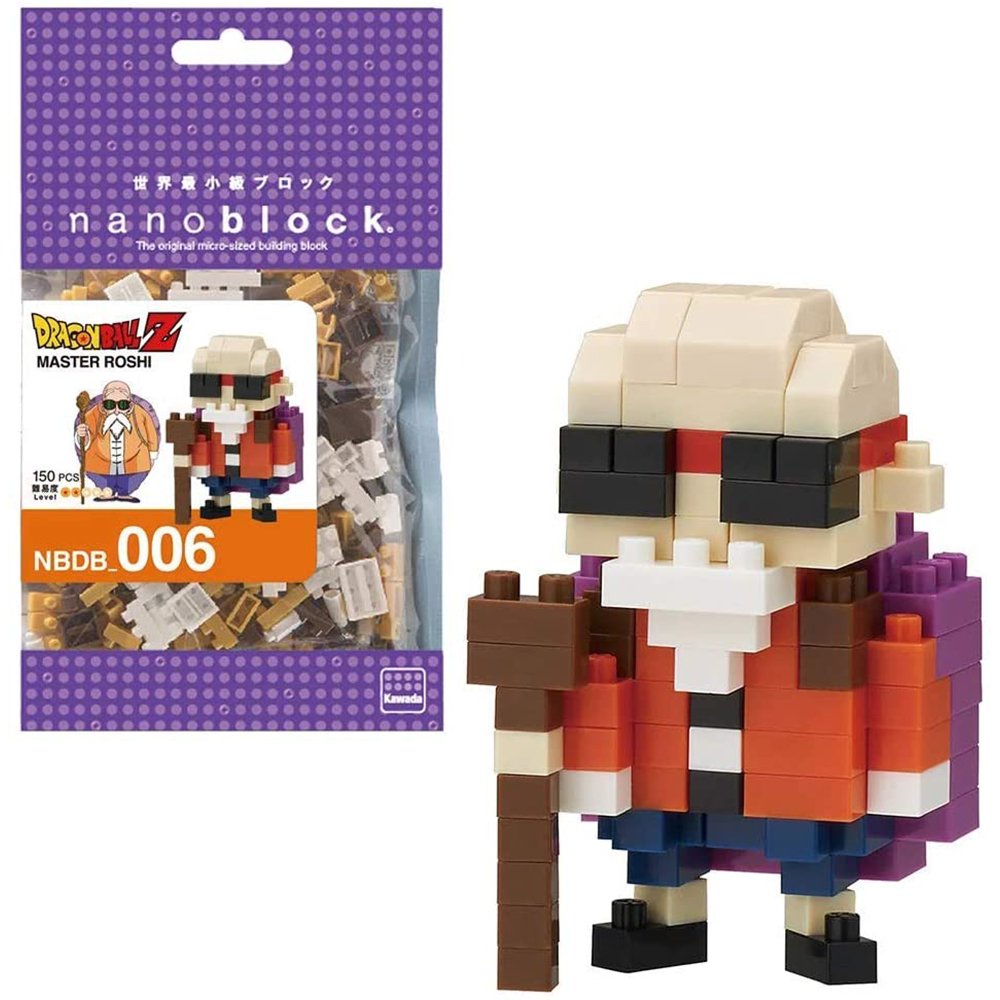 Nanoblock Dragon Ball Z - 006 Master Roshi - 120 Pieces - Level 2