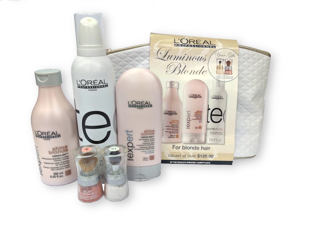 L'Oreal Professionnel Luminous Blonde Gift Pack (For Blonde Hair) - Image 2