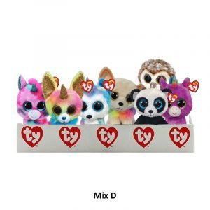 Ty Assorted Regular Plush with Counter Display Stand - Mix D - 42 Pieces