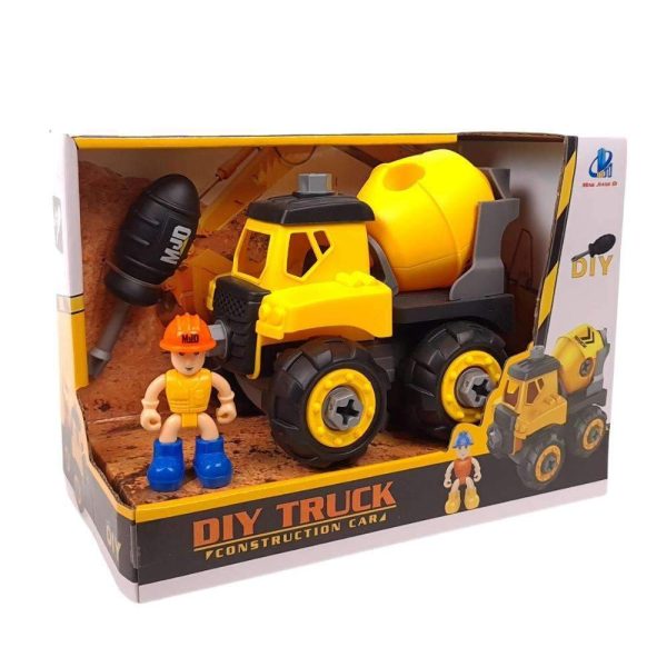 MJD DIY Construction Truck - Concrete Mixer