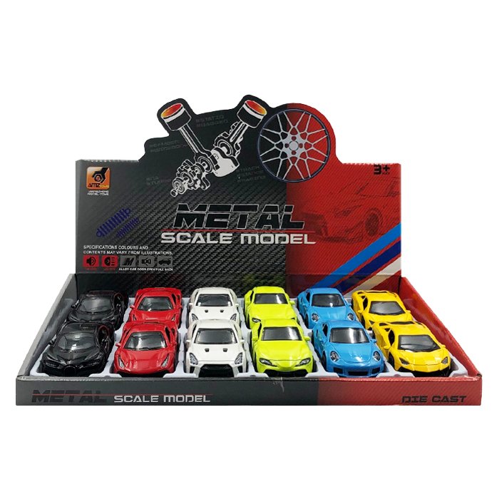 Alloy Car Pull Back Toy - 1:36