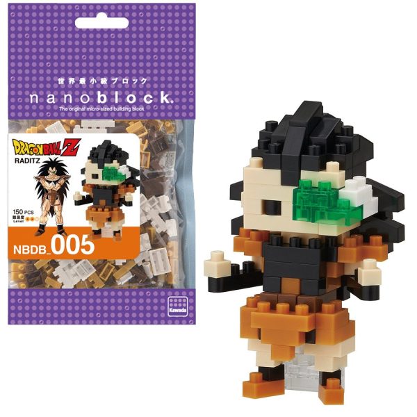 Nanoblock Dragon Ball Z - 005 Raditz - 120 Pieces - Level 2