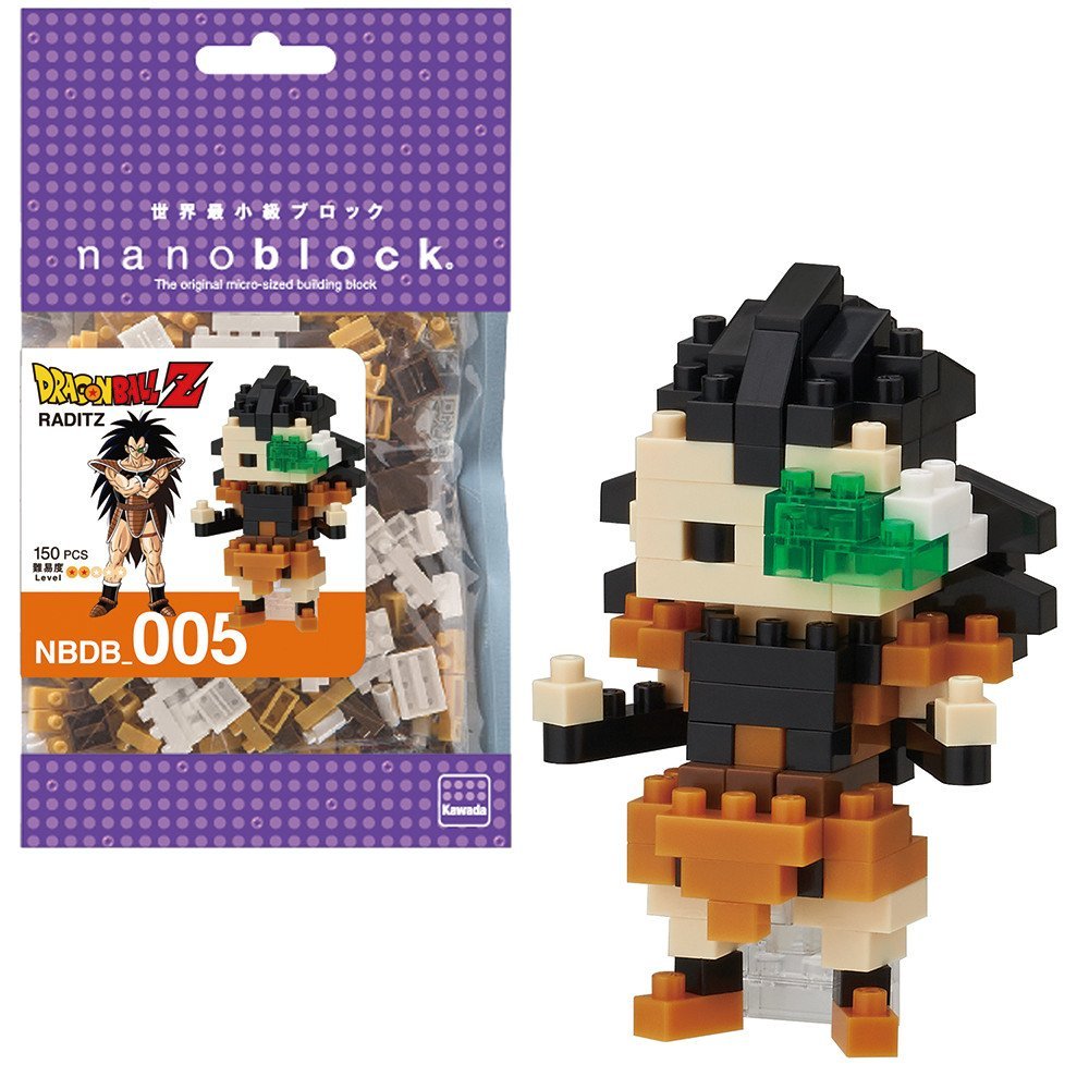 Nanoblock Dragon Ball Z - 005 Raditz - 120 Pieces - Level 2