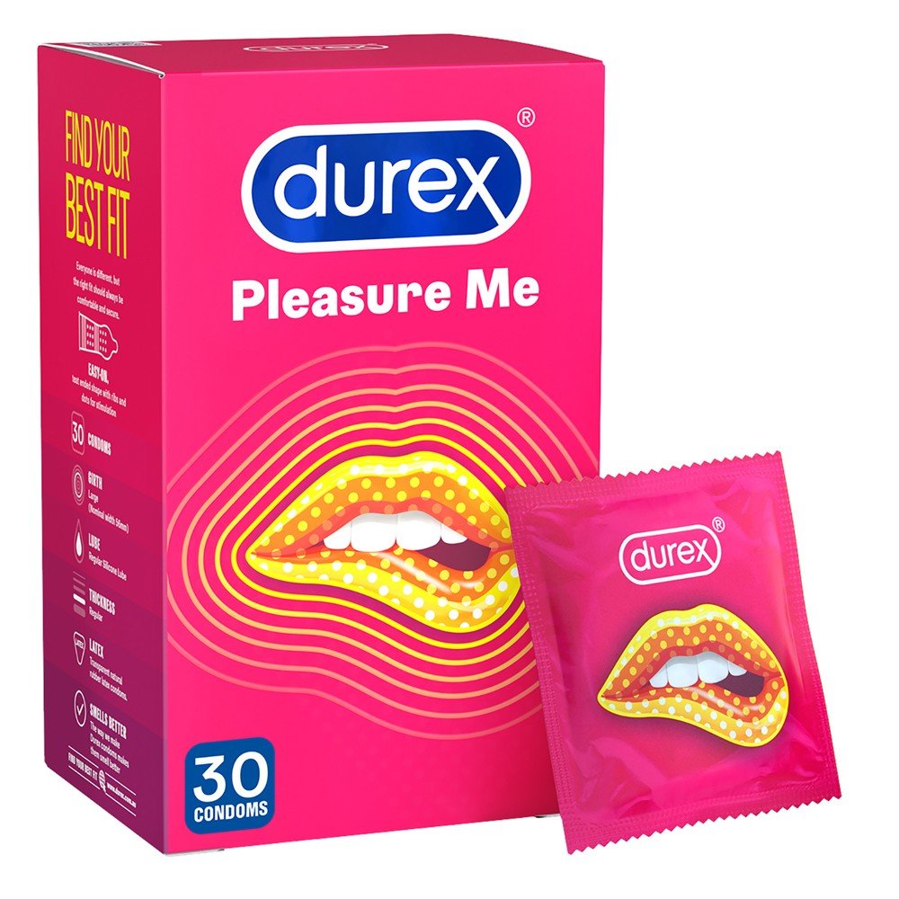 Durex Pleasure Me Condoms 30 Pack
