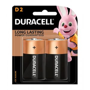Duracell Alkaline D2 Battery - 2 Pack