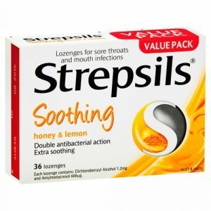 Strepsils Honey & Lemon Lozenges - 36 Pack