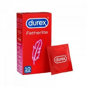 Durex Featherlite Ultra Thin Feel Condoms 10 Pack