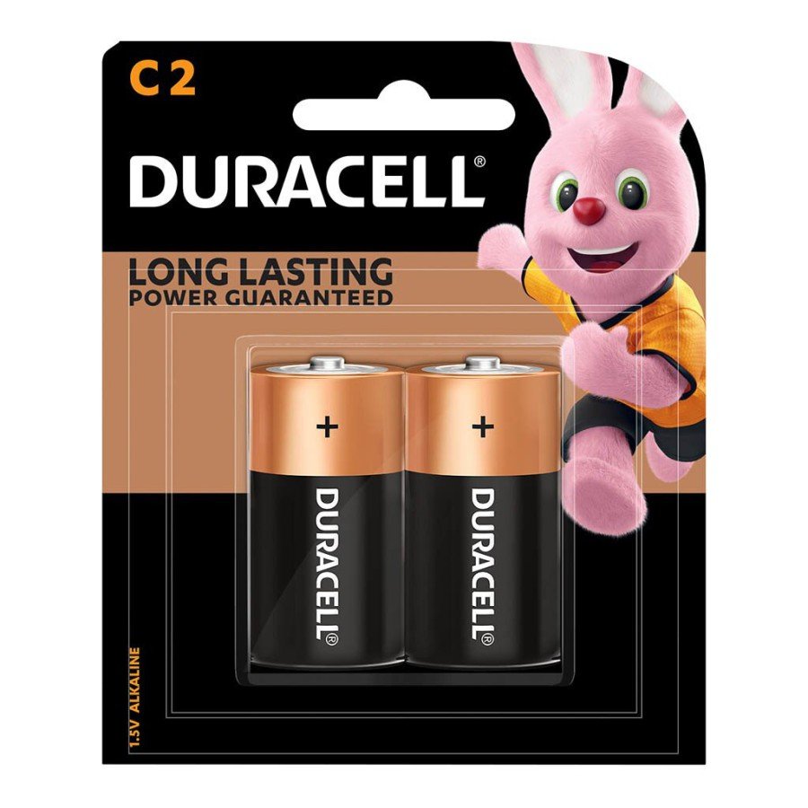 Duracell Alkaline C2 Battery - 2 Pack