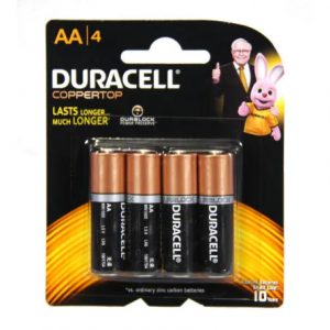 Duracell AA Duralock Coppertop Battery - 4 Pack