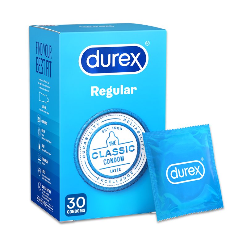 Durex Regular Condoms 30 Pack