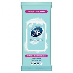 Wet Ones Be Gentle Sensitive Wipes - 40 Pack