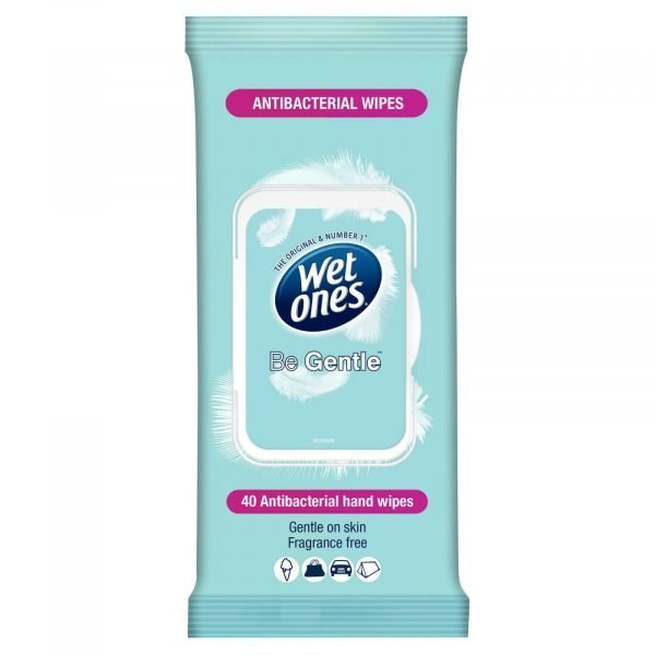 Wet Ones Be Gentle Sensitive Wipes - 40 Pack