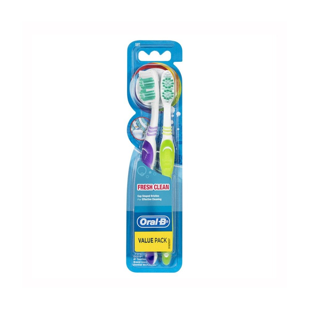 Oral-B All Rounder Toothbrush 2 Pack - Soft