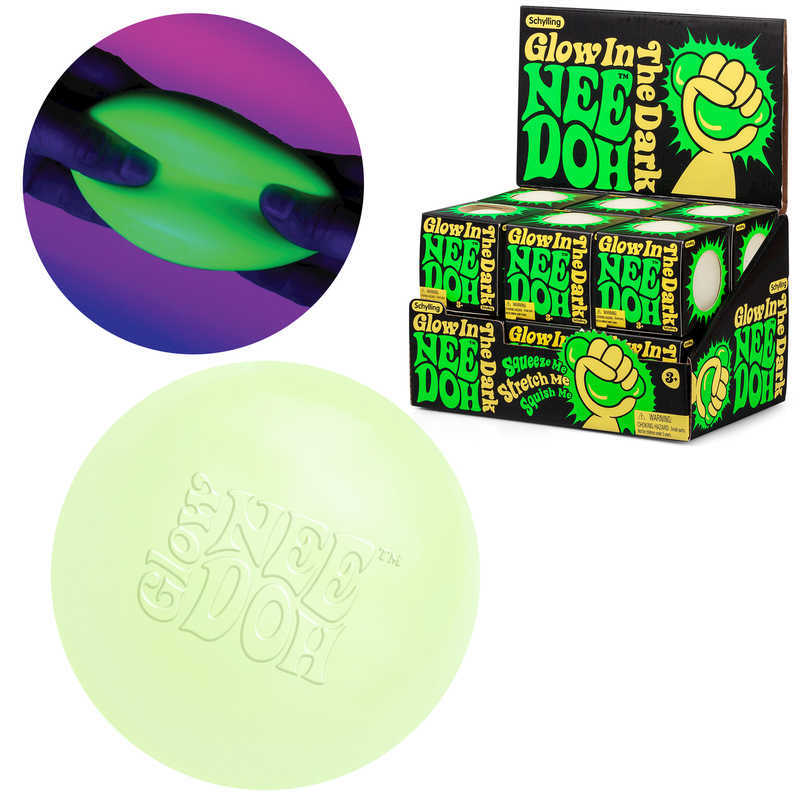Schylling Nee Doh Glow In The Dark Stress Ball
