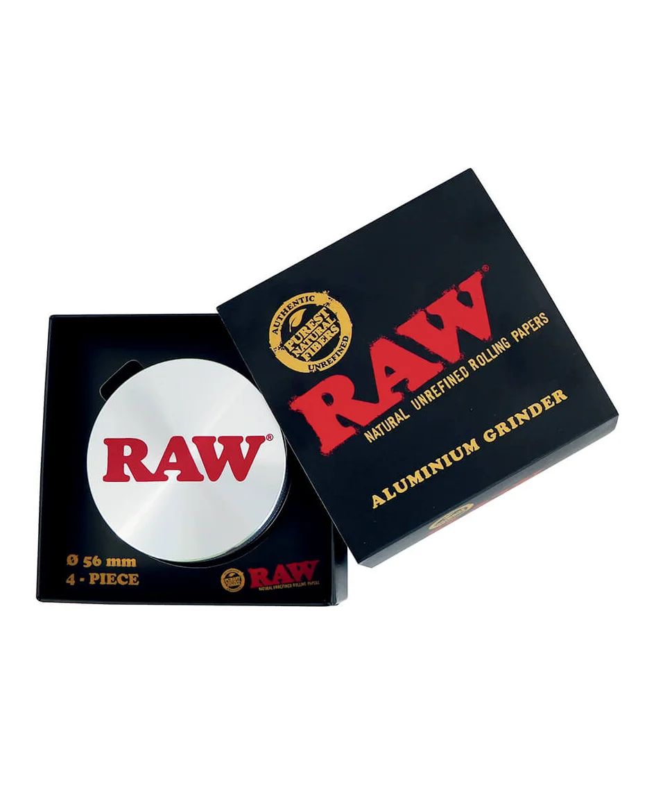 Raw 4 Piece Classic Shredder Grinder - 56mm