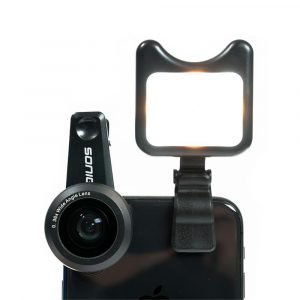 SONIQ Phone Camera Lens & LED Fill Light Kit