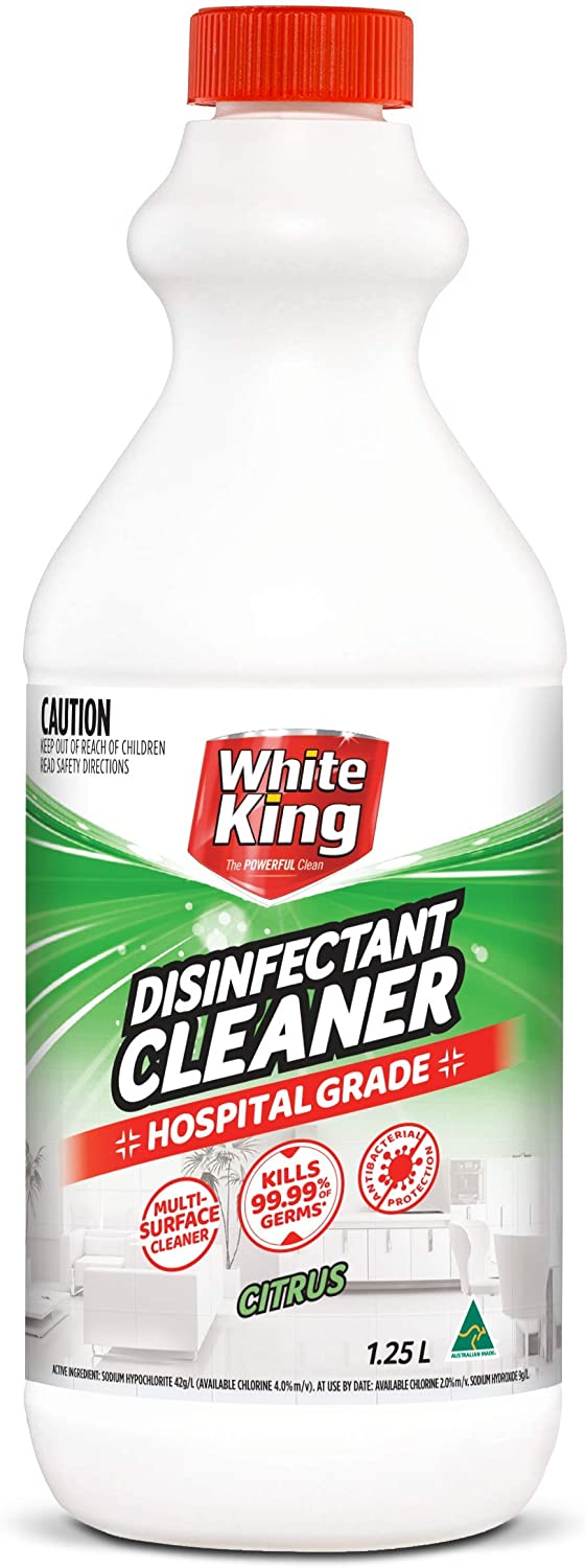 White King Disinfectant Cleaner Citrus 1.25L