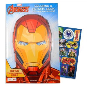 Marvel Avengers Colouring and Activity Book with Mask