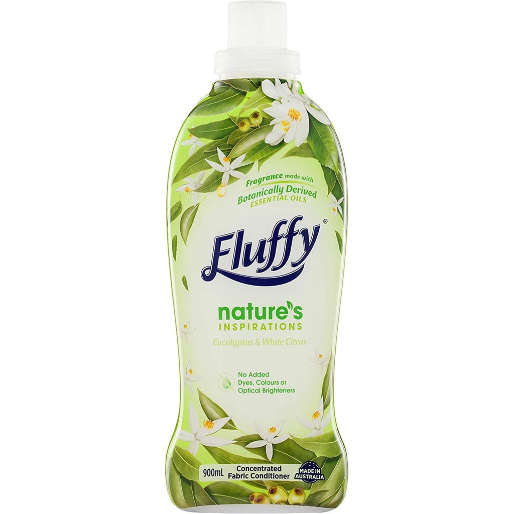 Fluffy Nature's Inspirations Fabric Conditioner Eucalyptus & White Citrus - 900ml