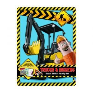 Trucks and Diggers Happy Tin
