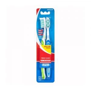 Oral-B All Rounder Toothbrush 2 Pack - Medium
