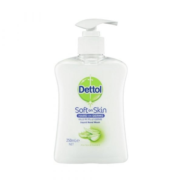 Dettol Soft On Skin Liquid Hand Wash Aloe Vera & Vitamin E - 250mL