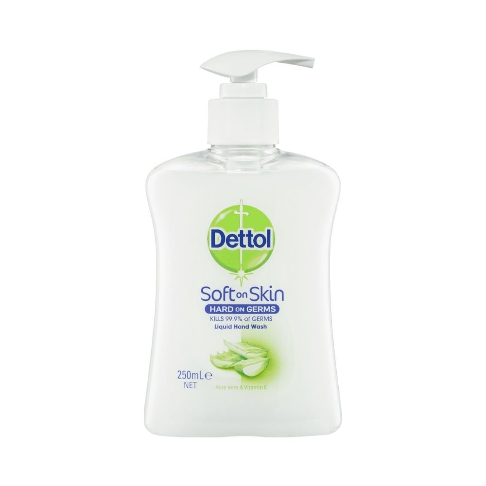 Dettol Soft On Skin Liquid Hand Wash Aloe Vera & Vitamin E - 250mL