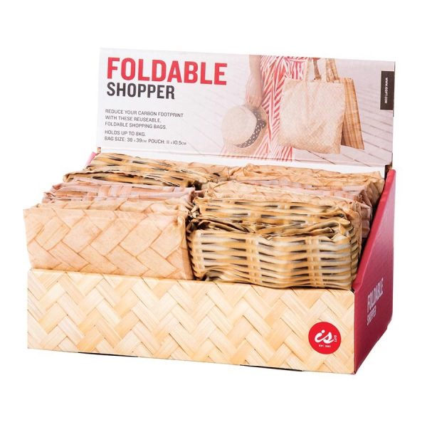 Woven Prints Foldable Shopper - Assorted