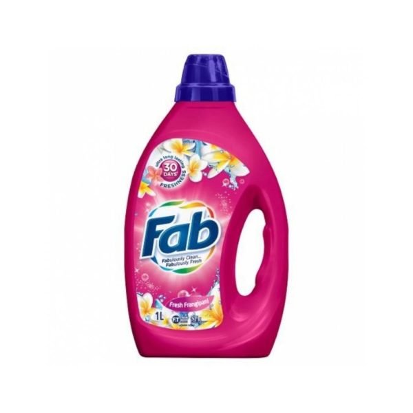 Fab Front & Top Loader Laundry Liquid Frangipani - 1L