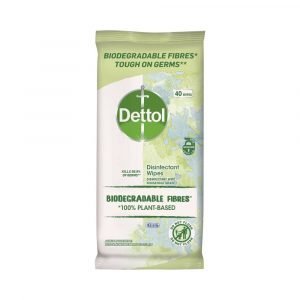 Dettol Biodegradable Wipes Multipurpose Cleaner - 40 Pack(EXP: 10/2022)
