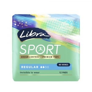 Libra Sport Pads Regular No Wings - 12 Pack
