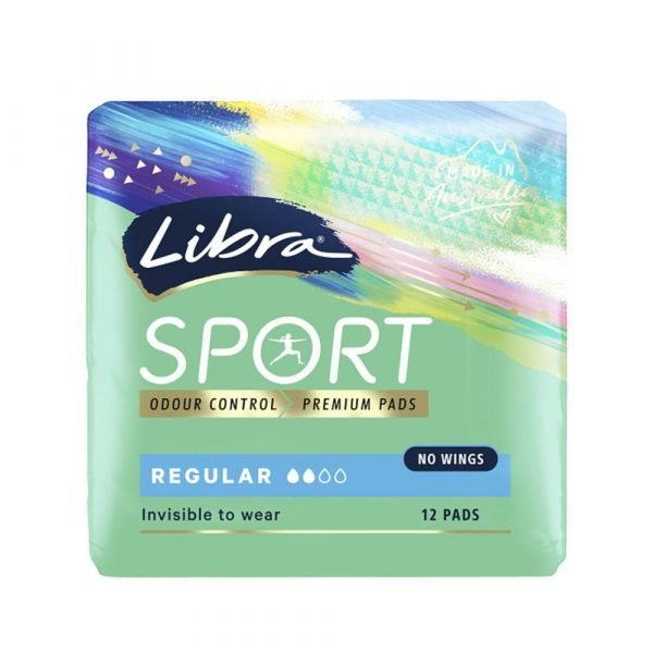 Libra Sport Pads Regular No Wings - 12 Pack