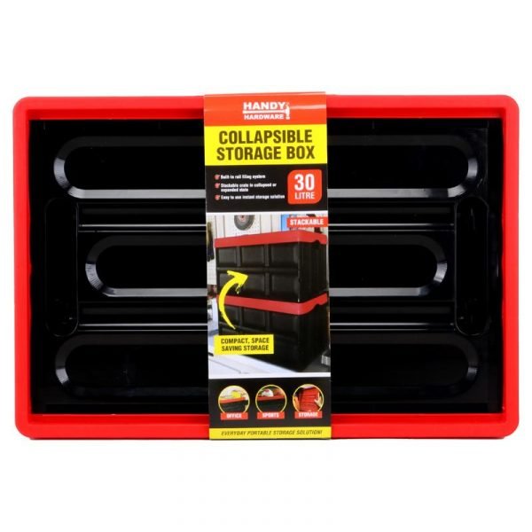 Collapsible Storage Box 30L (43cm x 23cm x 28cm)
