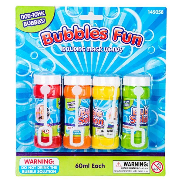 Bubbles 60ml - 4 Pack