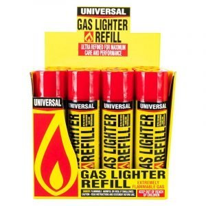 Lighter Refill Butane With 5 Nozzle Attachments - 250ml