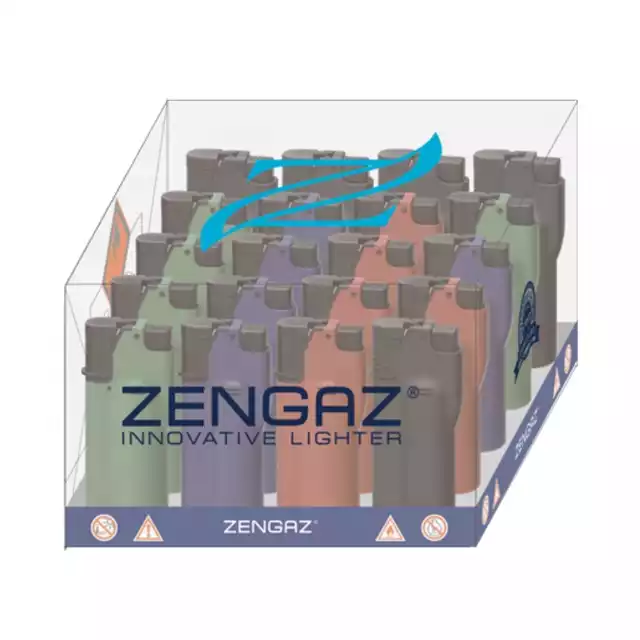Zengaz Extendable Jet Lighter - Assorted Rubberized - Image 2