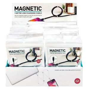 Is Gift Magnetic Charging Cable - 1m - Assorted