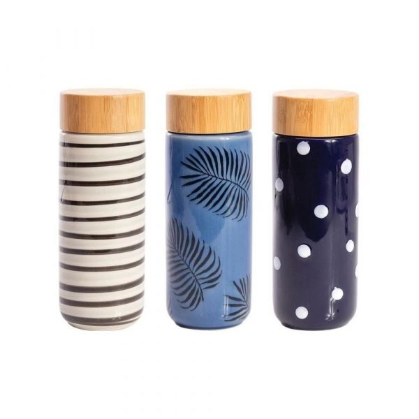 IS Gift Double Walled Ceramic Eco Bottle