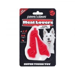 Paws & Claws Meat Lovers Flavoured Chew Toy - Steak