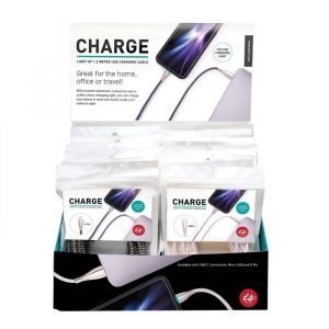 Is Gift Charge Light Up 1.2m USB Charging Cable - Assorted