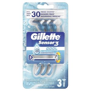 Gillette Sensor 3 Cool ComfortFresh Razors - 4 Pack
