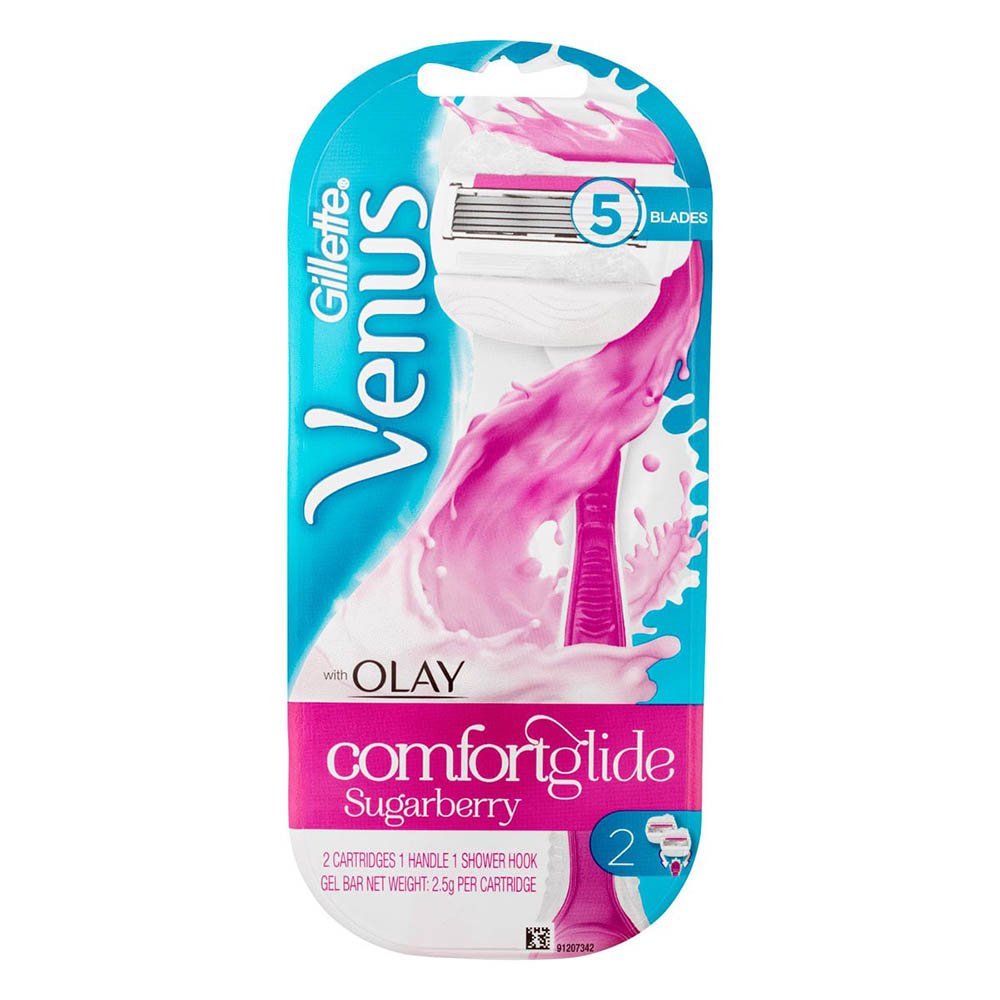 Gillette Venus With Olay ComfortGlide Sugarberry Razor and 2 Refill