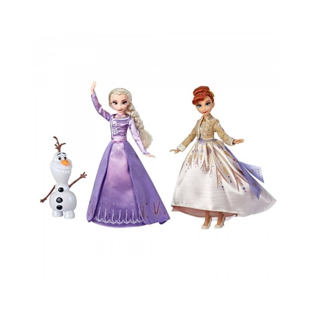 Disney Frozen II Elsa, Anna & Olaf Fashion Doll Set with Accessories