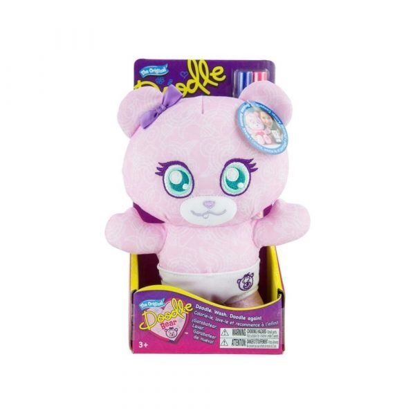Doodle Bear Wash Mini - Pink