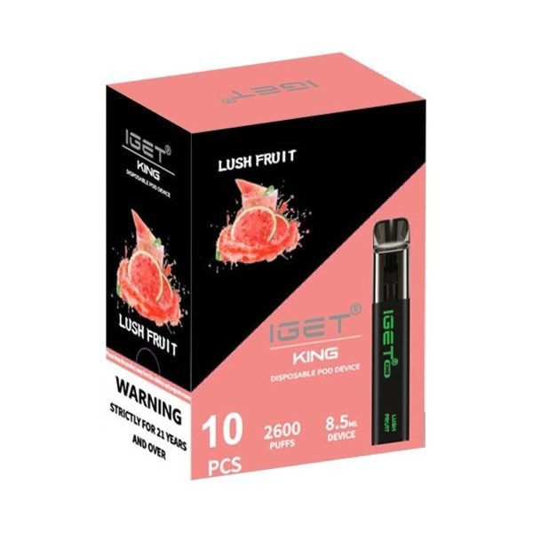 IGET King Disposable Vape - Lush Fruit - 2600 Puffs
