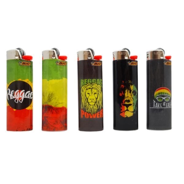 Bic Lighters Print - Reggae
